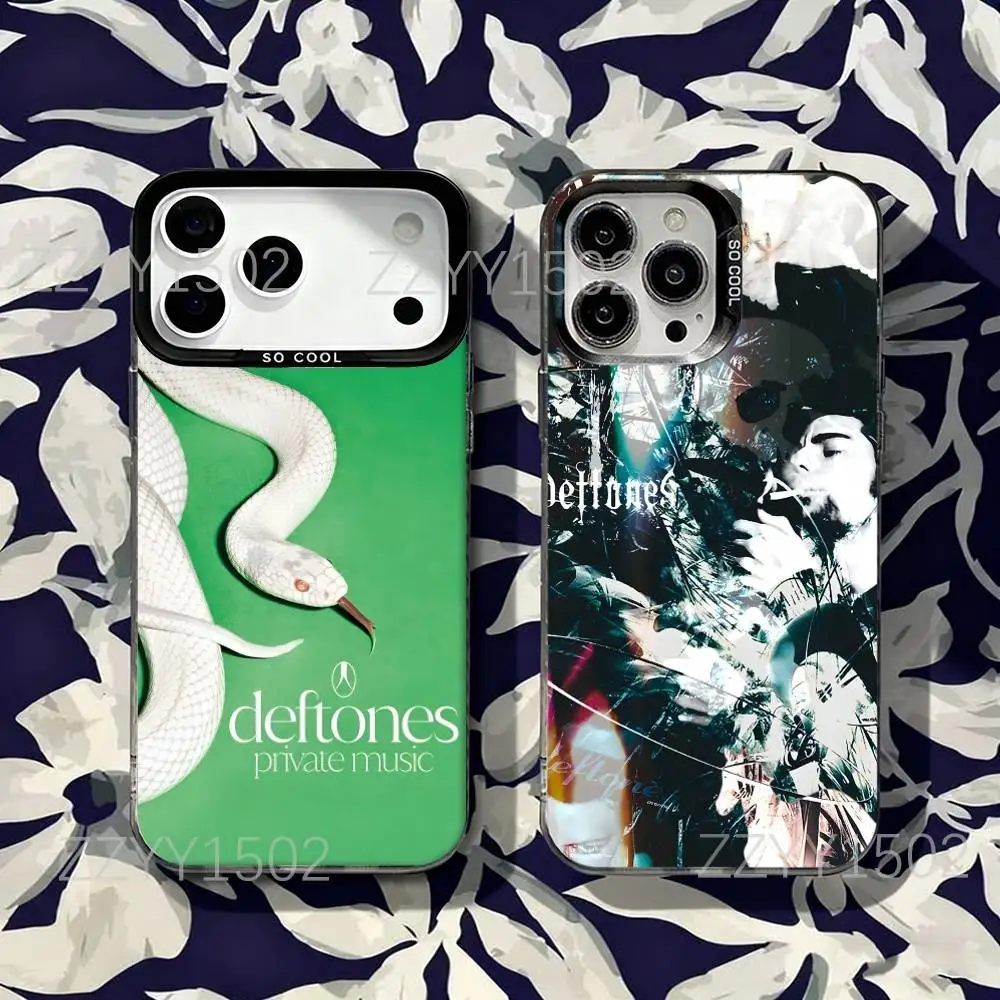 

D-Deftones Private Music Phone Case For iPhone 17,16,15,14,13,12,X,8,Pro,Max,Plus,SE4,Air,Mini HD Black IMD Matte
