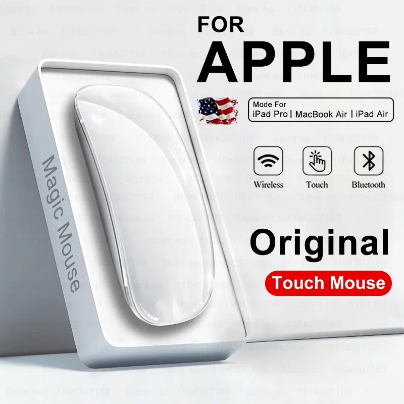 M511 Original Wireless Mouse Bluetooth 5.0 Ultra-thin Touch Mouse for Apple MacBook Pro Air Microsoft Laptop Mac Tablet PC iPad