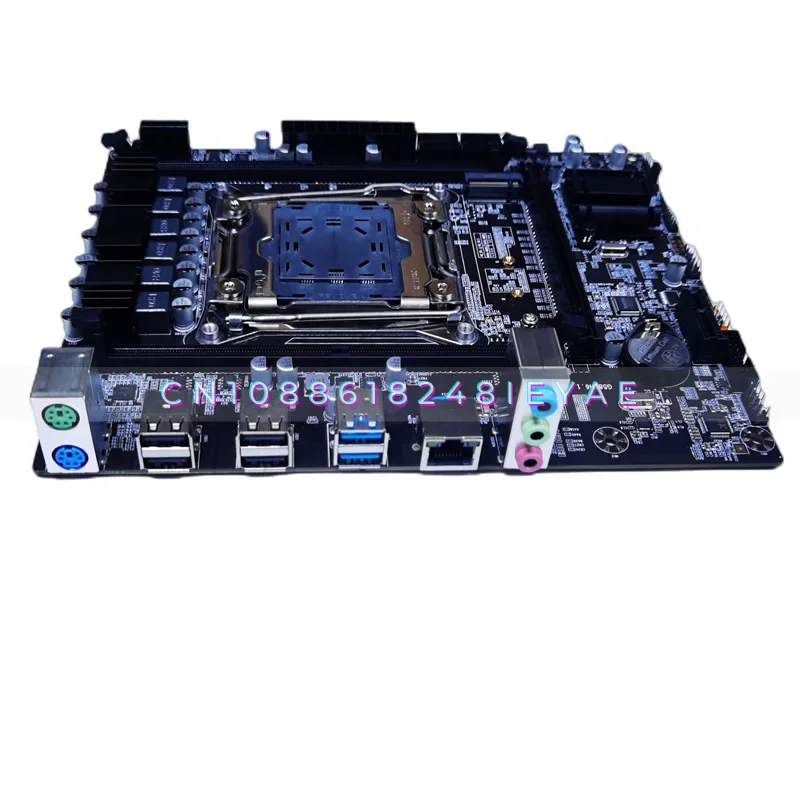 New X99 Main Board 2011 Pin A 3-pin E5V3 Desktop Computer DDR3 Gigabit Network Interface Card Studio Open More 605