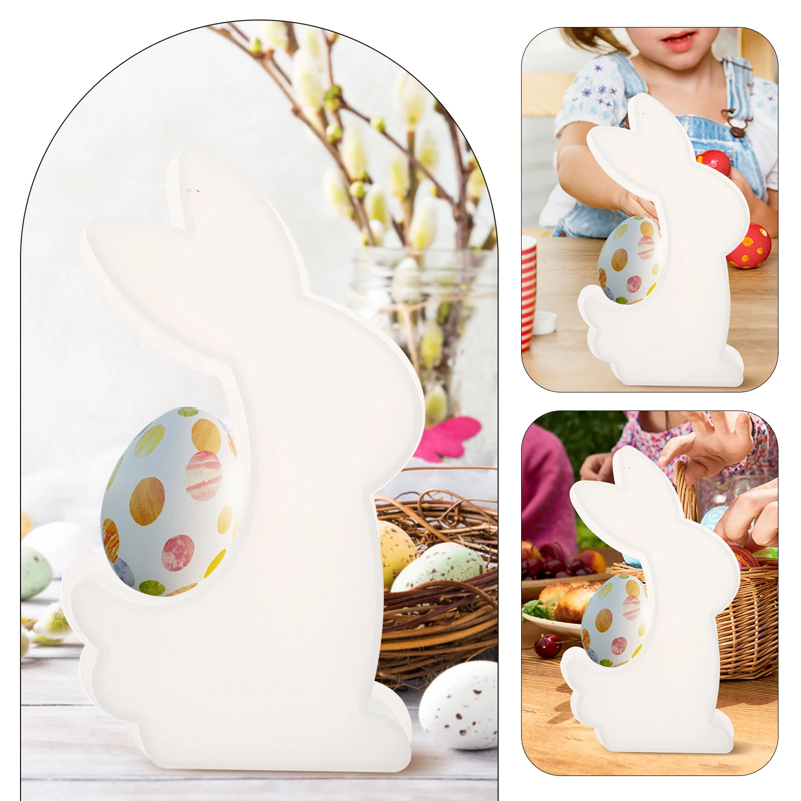 

Форма для литья из эпоксидной смолы в виде пасхального кролика, прочная, гибкая, для рукоделия, изготовления декоративных изделий, эпоксидные формы