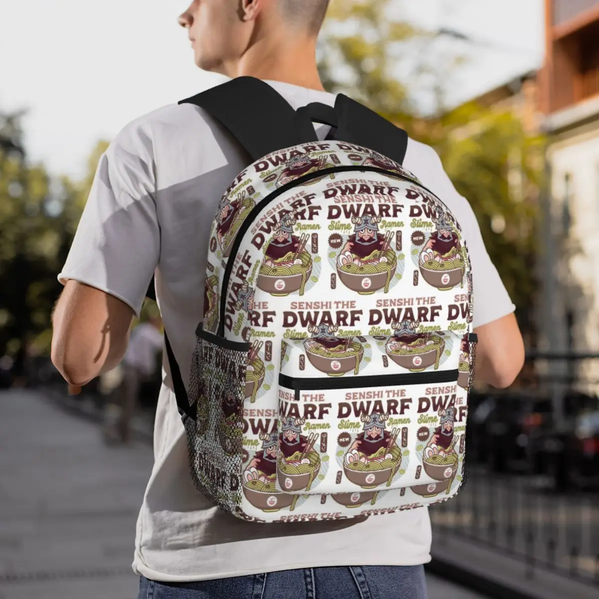 

Senshi For Food Delicious In Dungeon Backpack Daypack Large Capacity Children BookBag School Bag Shoulder Bags for Men Women