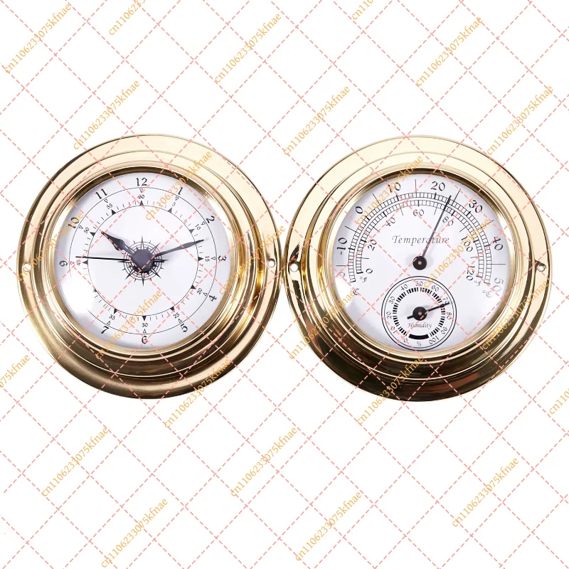 A04I Weather Station Meter 2-Piece Set | Thermometer Hygrometer Barometer