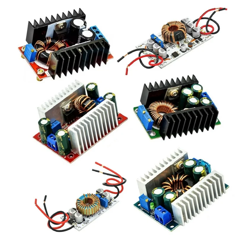 150W/250W/300W/400W/600W DC-DC Boost Converter Step Up Power Supply Module Constant Voltage Constant Current Module 10-32V 7-50V