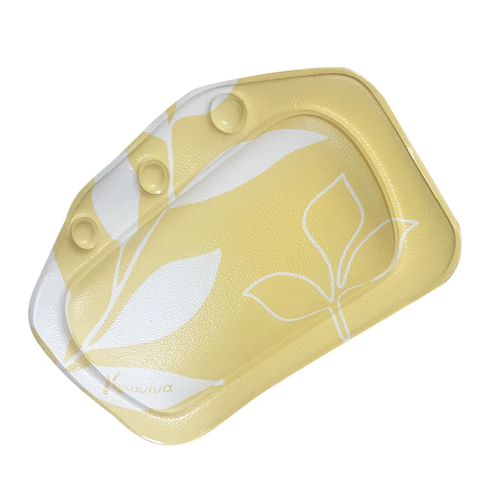 

Bathtub Pillow Accessories PVC Bathtub Pillow Foam Sponge Headrest Suction Cup Removable Washable Bathroom Decor