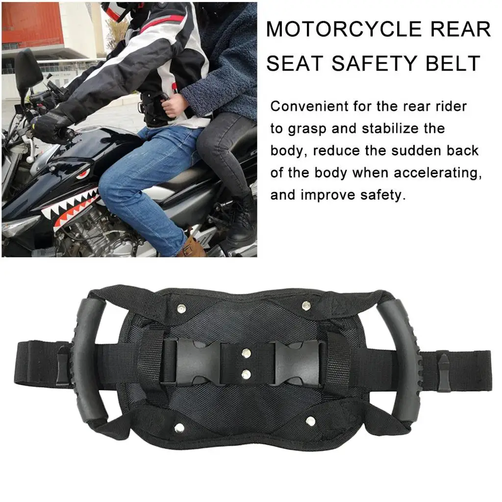 

Universal Motorcycle Belt Motocross Scooter Rear Seat Handle Non-slip