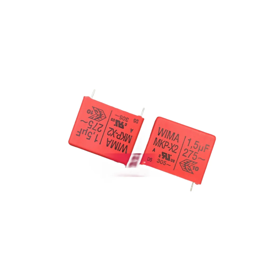 

5PCS/German Weimar Capacitor MKP-X 2 275VAC 1.5UF 275V155 1U5 Pin Distance 27.5mm