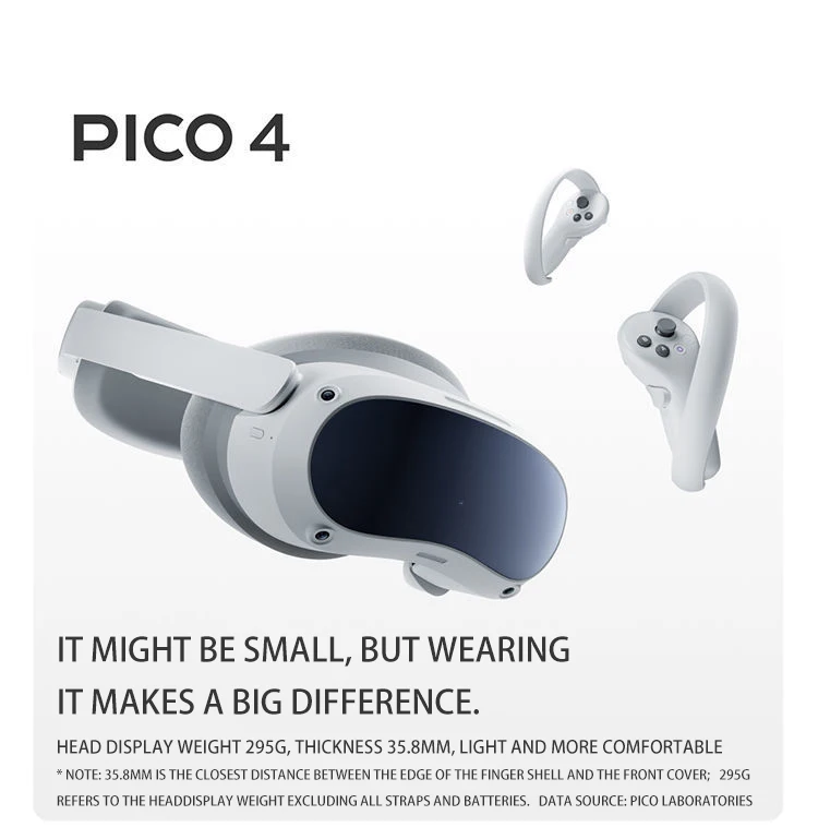 NEW VR Glasses Product PICO 4 All-In-One VR Headset 8GB+256GB 4K 72Hz/90Hz 6Dof 105 FOV Spatial Function