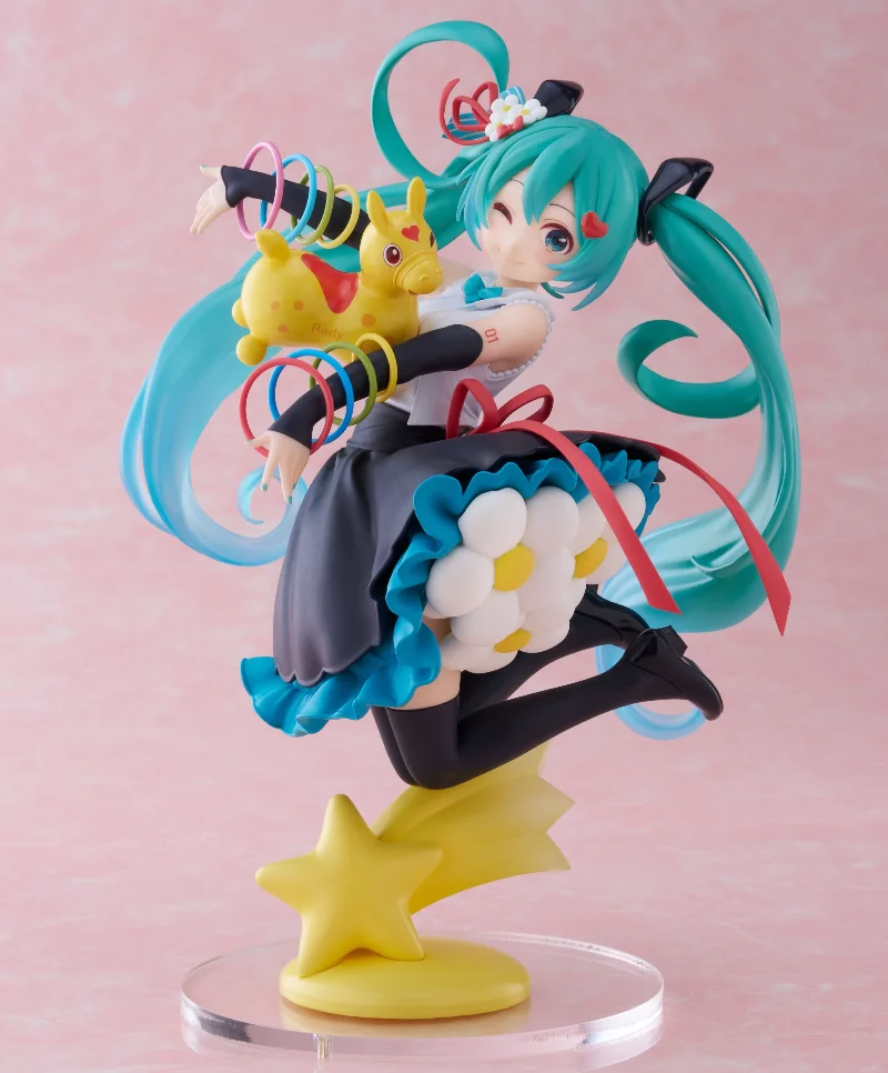 Figurine originale AMP VOCALOID Hatsune Miku & Pony, modèle de loisirs, ornements de bureau à collectionner