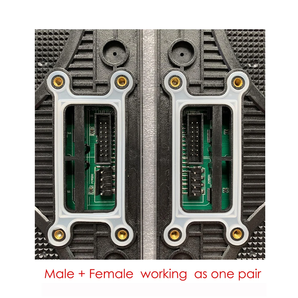 P3.91 Outdoor LED display screen module 250X250mm high brightness LED panel HUB75E interface 64x64 pixel