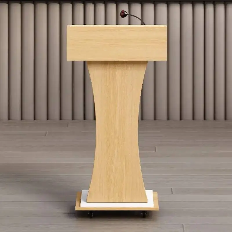 للمكاتب محاضرة الاستقبال عيادة حامل غرفة الاجتماعات الخشب خطاب حامل طاولة التدريب سميكة سطح المكتب أثاث المكاتب الفاخرة #1