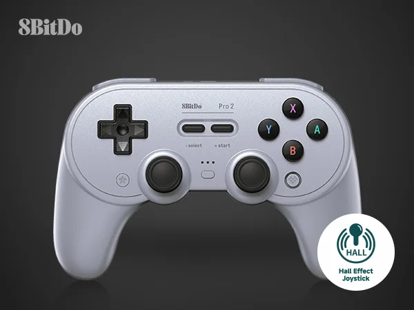 8Bitdo Pro2 Bluetooth Game Controller Wireless Gamepad mit Hall-Effekt für Nintendo Switch, PC, Macos, Android,Steam, Himbeer Pi – Detail 2