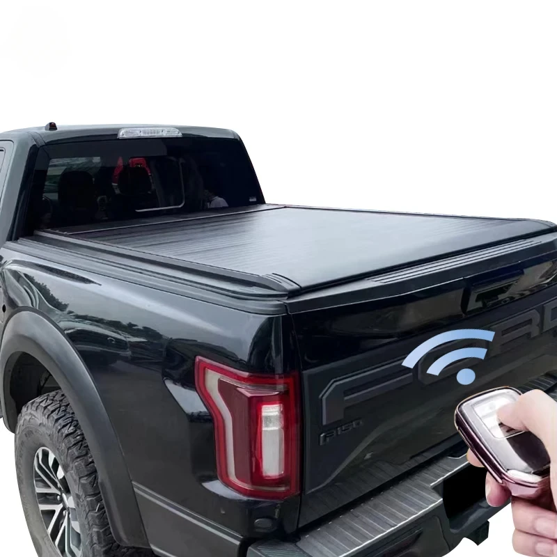 Factory Hot Sale EXTREME Car Parts Roller Lid Up Aluminium Alloy PickUp Truck Tonneau Bed Cover F-0 Crew C -