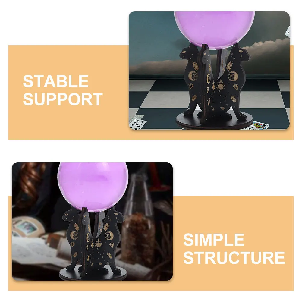 

Gazing Ball Stand for Indoor Cats Stuff Crystal Holder Base Sphere Display Crystals