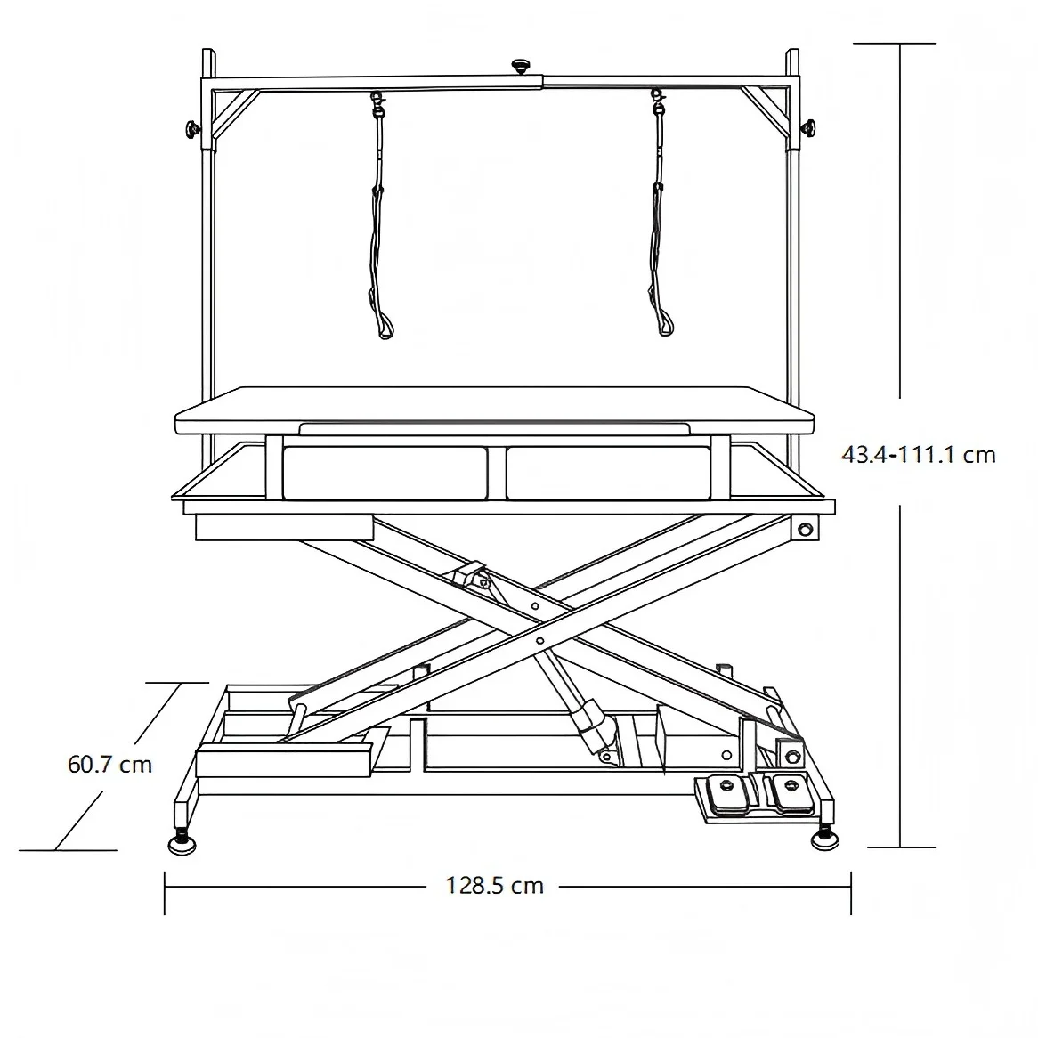Luxury Multifunctional Pet Grooming Table Electric Lifting Dog Grooming Table Cat Grooming Table With 2 Drawers