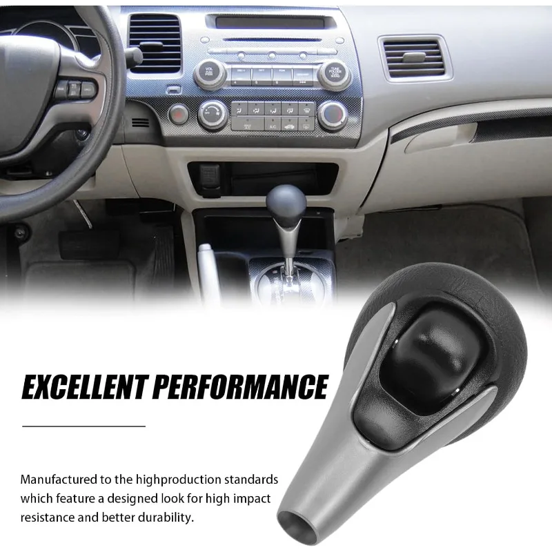 

54130-SNA-A81 Car Gear Shift Knob Lever Shifter Assembly For Honda Civic 2006-2011 ABS Carbon Fiber Car Interior Parts