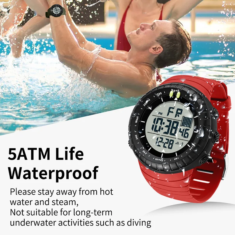 SANDA мужские электронные часы для спорта на открытом воздухе светодиодный аналоговый цифровой будильник хронограф многофункциональные водонепроницаемые мужские наручные часы