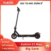 KuKirin S1 Max Electric Scooter 36V 10.4Ah  8 inch Tire 350W Motor 39km Max Range Foldable 2025 for adult urban E-Scooter