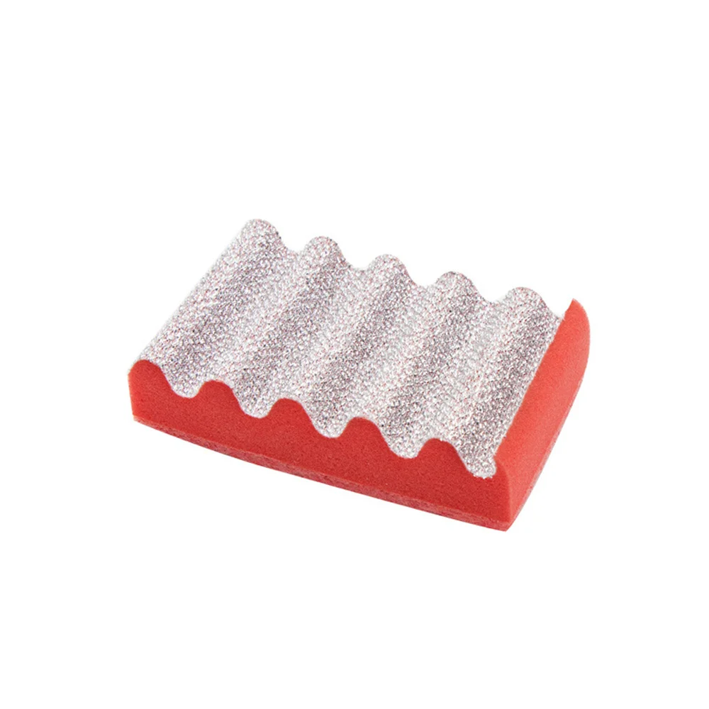 Grill net sponge cleaning brush derusting scouring gap Removing Kitchen Household Cleaning Accessories