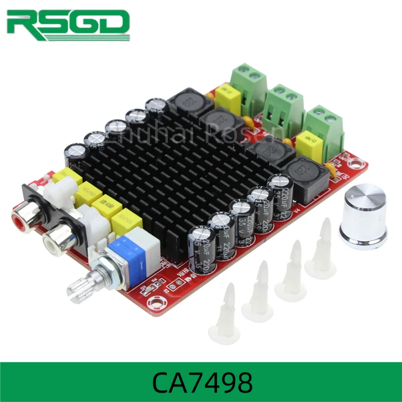 New CA-7498 Smart Electronics TDA7498 DC14-34V Amplifier Board Of Class D 2X100W Dual Channel Audio Stereo Amplifier Audio Board