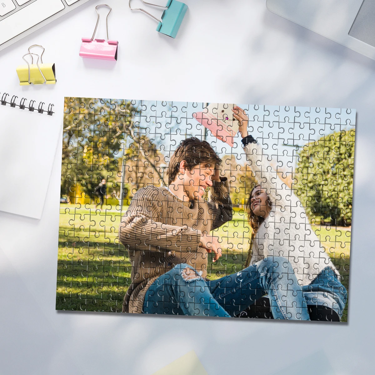 35/300/500/1000pcs Personalized Custom Photo Puzzle couple photos Customize Jigsaw Puzzle For CouplesCouples Family Christmas