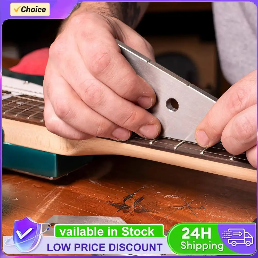 

Guitar Fret Adjustment Tool Stainless Steel Luthier Tool Guitar Fret Straight Edge for Guitar Enthusiasts & Long Lasting Use