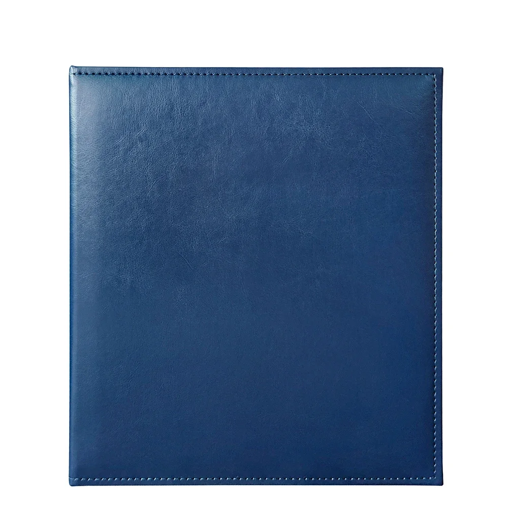 A4 PU Leather Binder Photocard Photo Album Coin Stamp Paper Collection Money Book File Document Binder Loose Leaf Cover 3 Ring