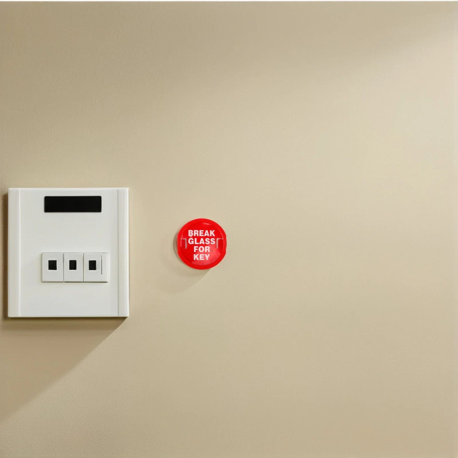 4 stuks Outdoor Key Lock Box Wall Mount Emergency Fire voor sleutels Container Breekbaar voorpaneel