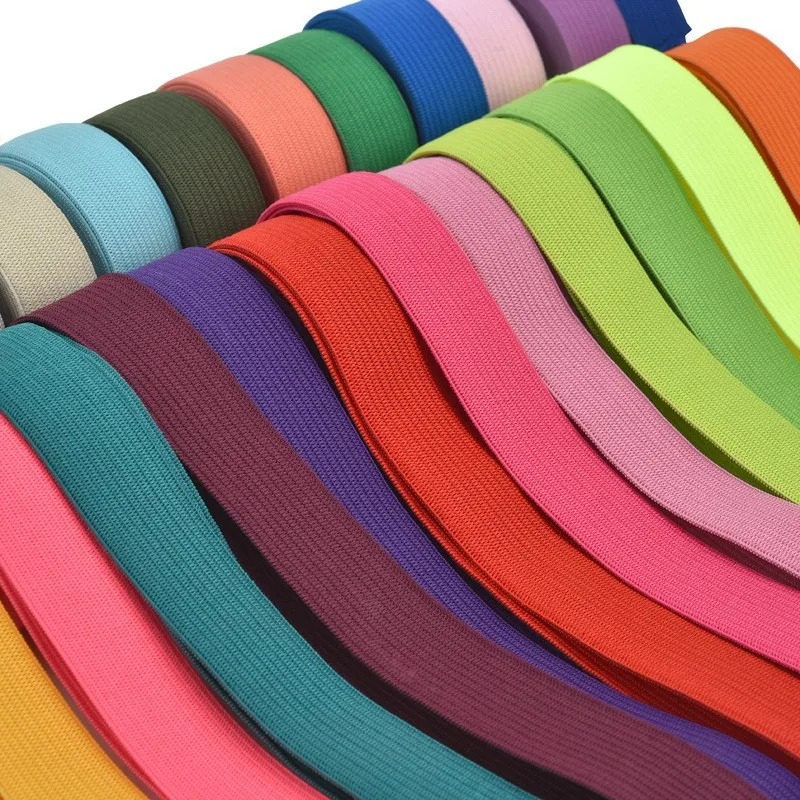 5/2 yard 20mm Fascia elastica piatta per cucire Vestiti protettivi Accessori Elastico Corda elastica Corda Elastico Couture fai da te