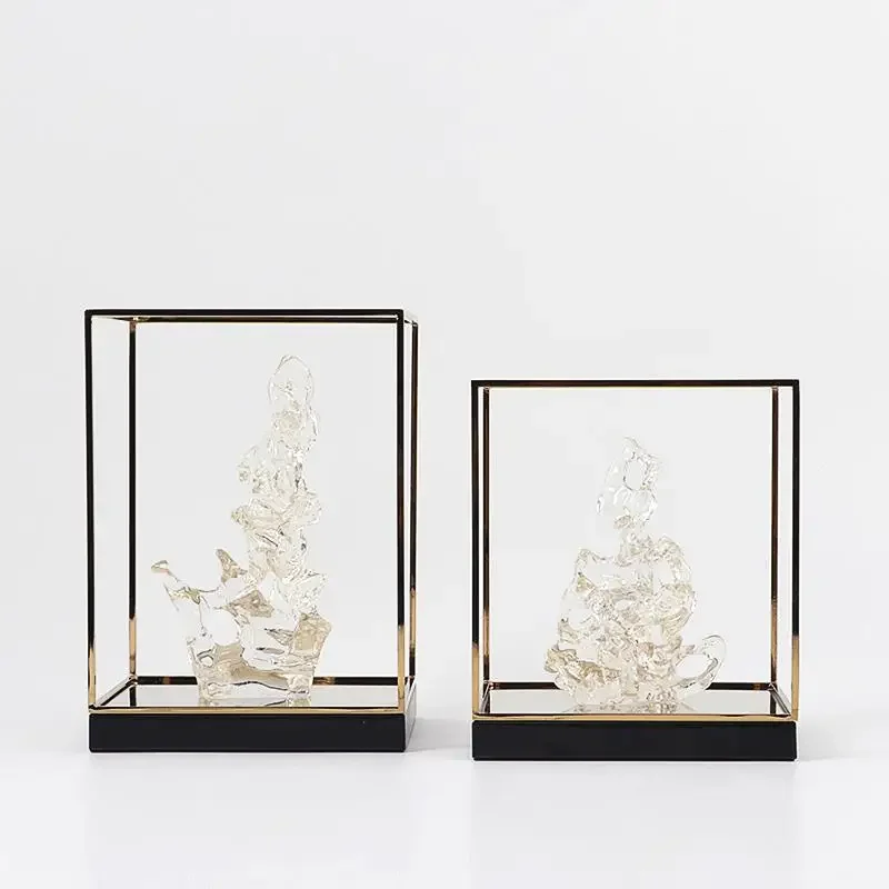 Crystal Taihu stone ornament Zen micro-landscape craft jewelry living room home decoration