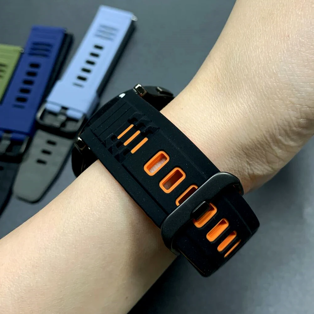 22mm Replace Watchband For COLMI P86 P82 V68 M42 V76 I30 C81 Sports Silicone Strap For COROS PACE 4/APEX 4 42mm Wristband Correa