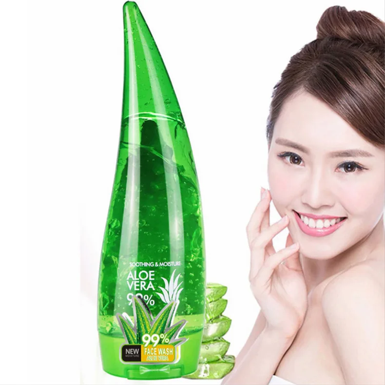 260ml aloe vera gel moisturizing and brightening skin tone acne-removing aloe vera gel after-sun gel moisturizing cream