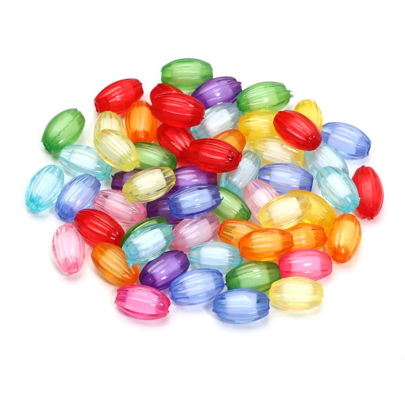 7x12mm Oval Bead In Bead Colored Transparent Acrylic Beads For  Jewelry Making Beads Necklaces Bracelets Diy Jewelry Accessories