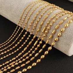 316 Stainless Steel Necklaces For Women Necklace Long Beads Chain Necklace Choker Necklace Bead Necklace Fashion Jewelry Gift