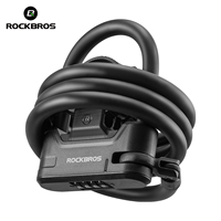 ROCKBROS Scooter Lock Multi Purpose Portable Password Bicycle Helmet Lock Durable Zinc Alloy Anti-theft MTB Cycling Cable Lock