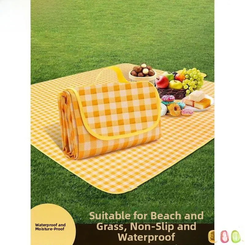 

Портативный утолщенный водонепроницаемый коврик для пикника, для путешествий на природе, кемпинга, влагостойкий коврик Valley Fly Blue