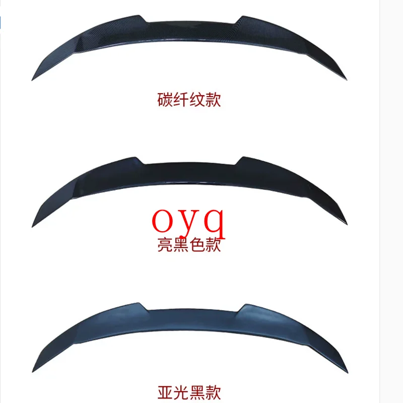 For Hyundai Elantra 2022 high quality Carbon Fiber Rear Roof Spoiler Wing Trunk Lip Boot Cover Car Styling