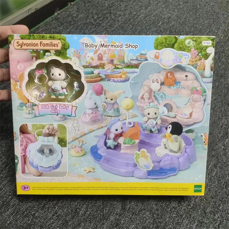 New Sylvanian Families Anime Figures Baby Series Doll Pvc Statue Model Doll Collection Ornament Toys Cute Ternurines Figure Gift