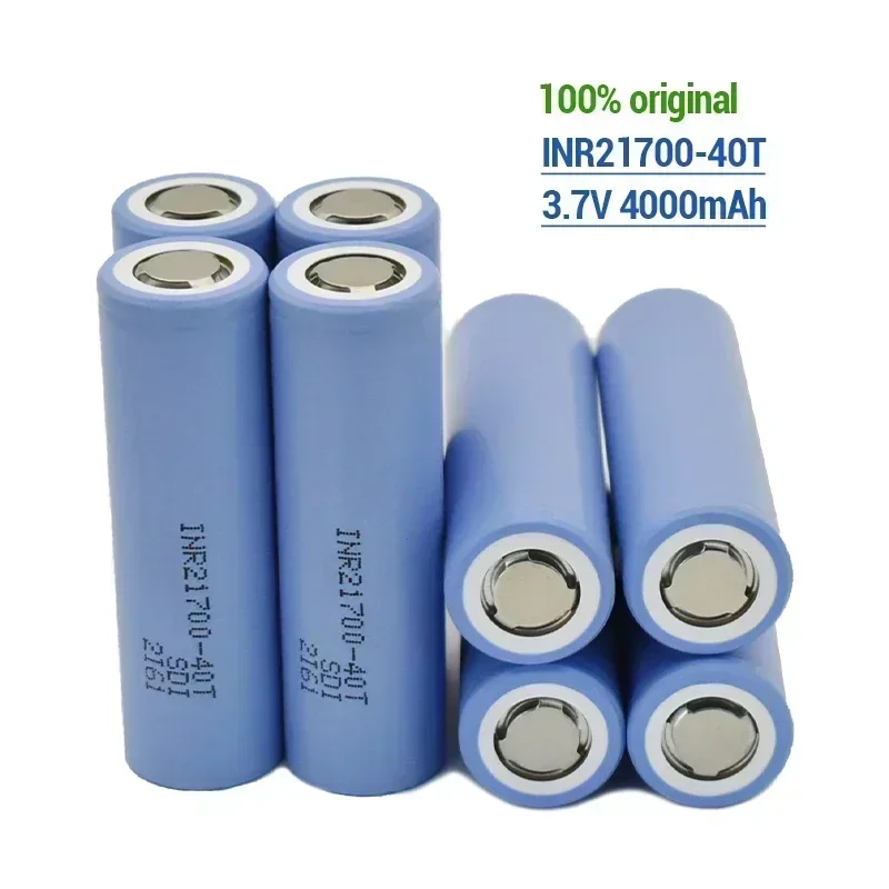 100% NEW 21700 4000mah 30A 40T 3.7V High Discharge/capacity Li-ion Rechargeable Battery PK 40T