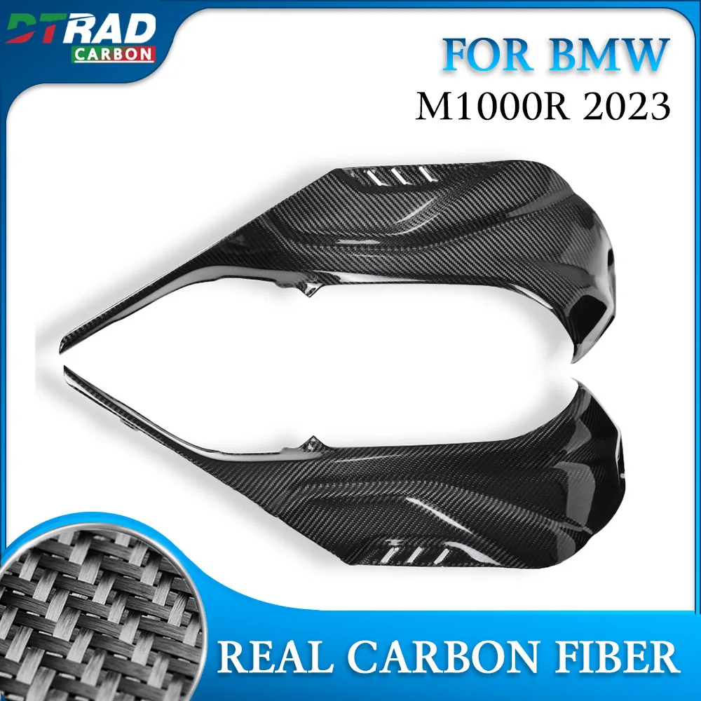 

For BMW M1000R M 1000R M1000 R 2023 M 1000 R Accessories Carbon Fiber Fuel Tank Side Cover Motorcycle Tank Panels Fairing Kit