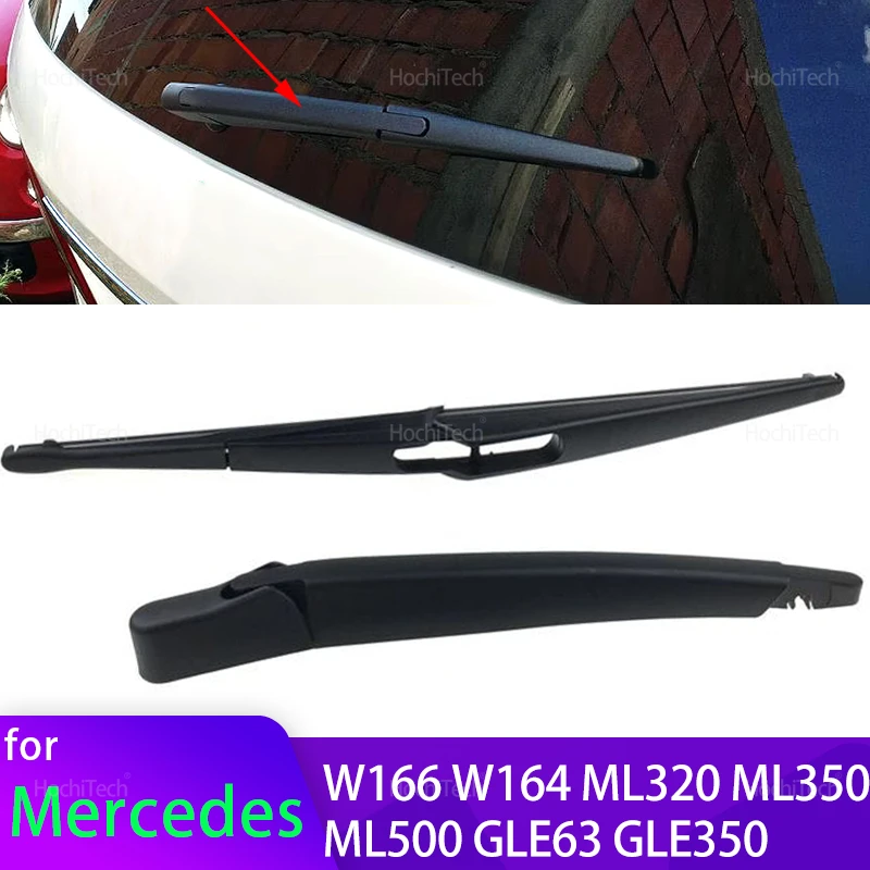 Für Mercedes W166 W164 ML320 ML350 ML500 GLE63 GLE350 A1648200744 Auto Heckscheibe Scheibenwaschanlage Wischerarm Klinge Set