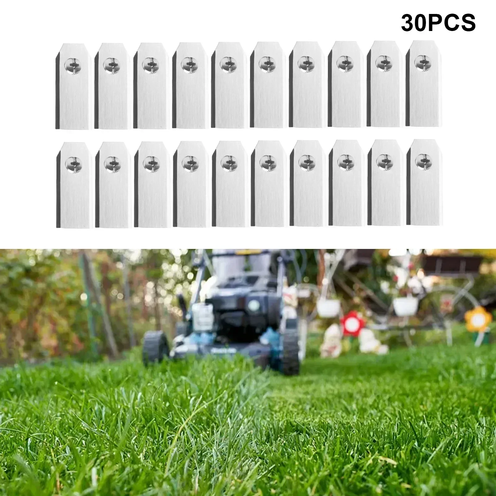 

Blade Lawn Mower Blade Long For Robotic Lawnmower Set Replacement Garden Power Tool Accessories And Parts 9/18/30pcs