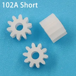102A Short 0.5M Pinion Gears 10 Teeth Hole 2mm Tight 4mm Thickness Toy Motor Parts Accessories 10pcs/lot