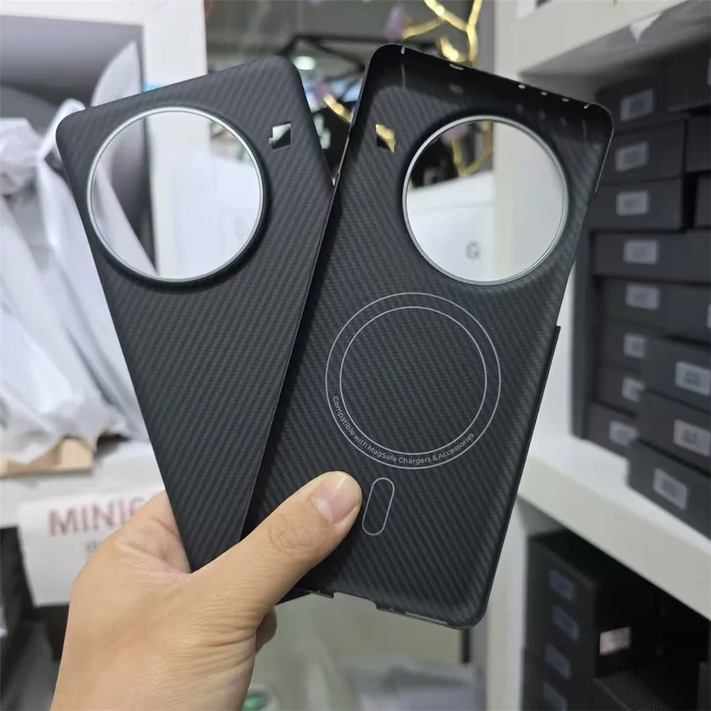 

Genuine Aramid Carbon Fiber Slim Magsafe Case For OnePlus 13 Magnetic Protective Hard Cover