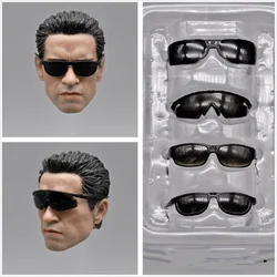 4pcs ZY15-20 1/6 Terminator Arnold Male/Female 12'' Action Figure Scene Accessories Sunglasses US Military Black Glasses Model