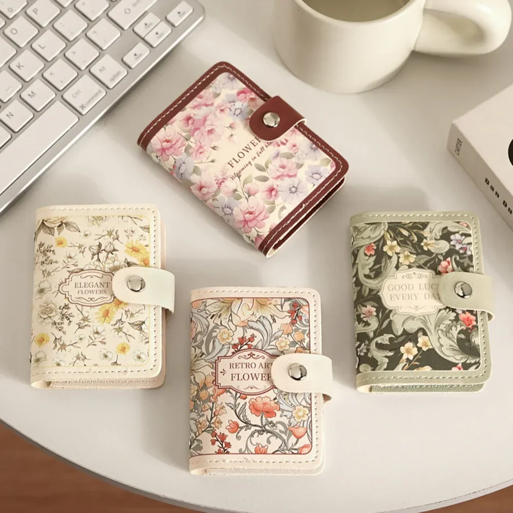 

New 20 Card Pockets Women Wallets PU Leather Large Capacity Money Bag Lightweight Waterproof Business Card Case Women