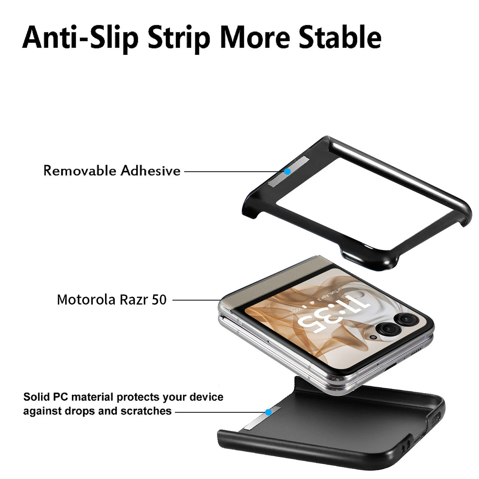 Funda de teléfono de cuero de lujo estilo fibra de carbono para Motorola Razr 60 50 40 Ultra para Moto Razr 60 Ultra Razr50 contraportada XL008