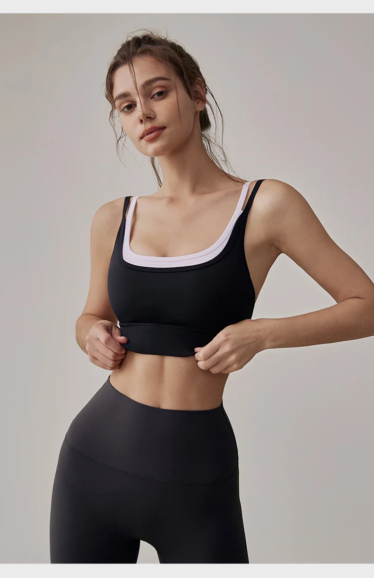 Colorblock Sports Bra
