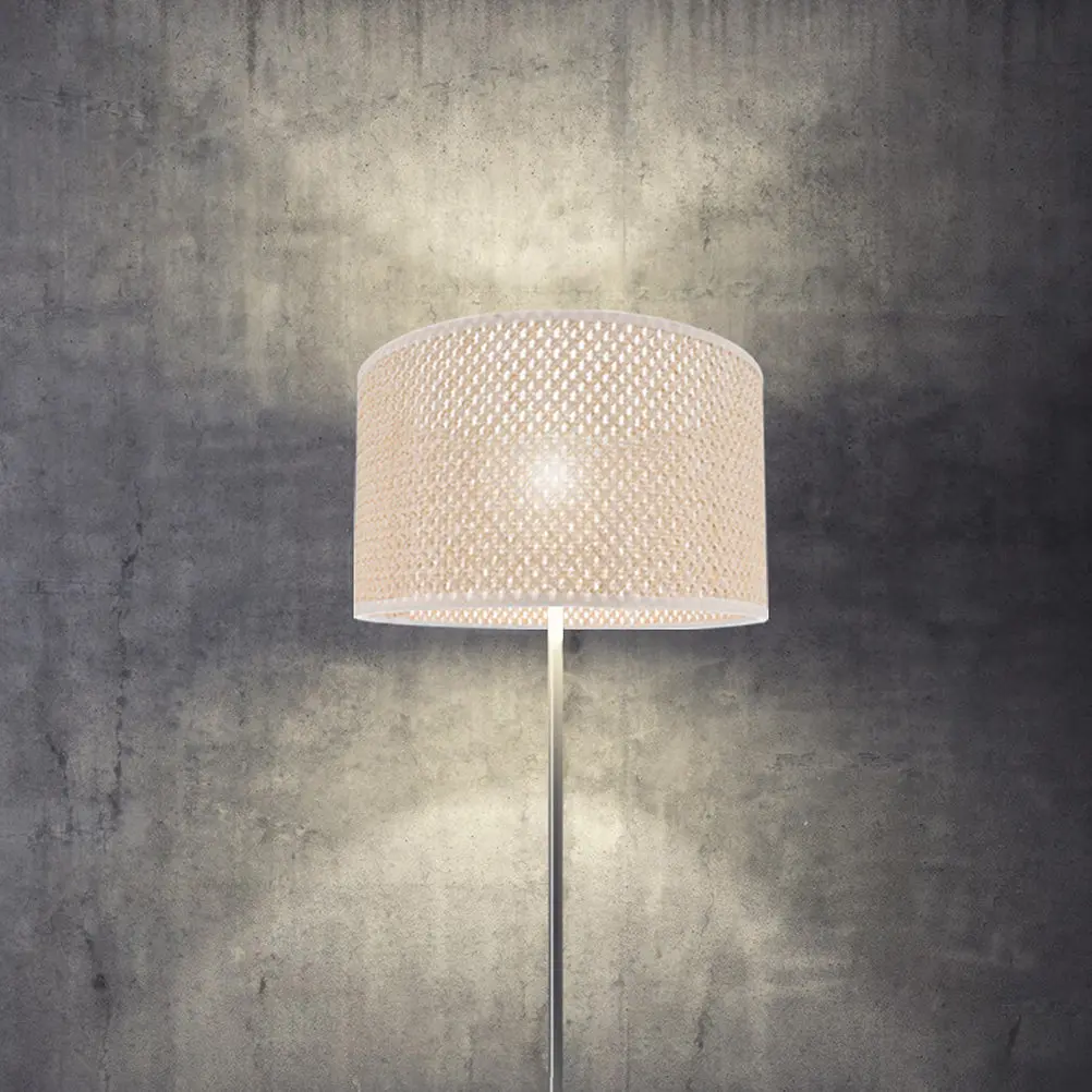 

1pc Woven Lamp Shade Modern Table Lamp Cover Creative Light Shell Decorative Home Lampshade Living Room Bedside Desk Light