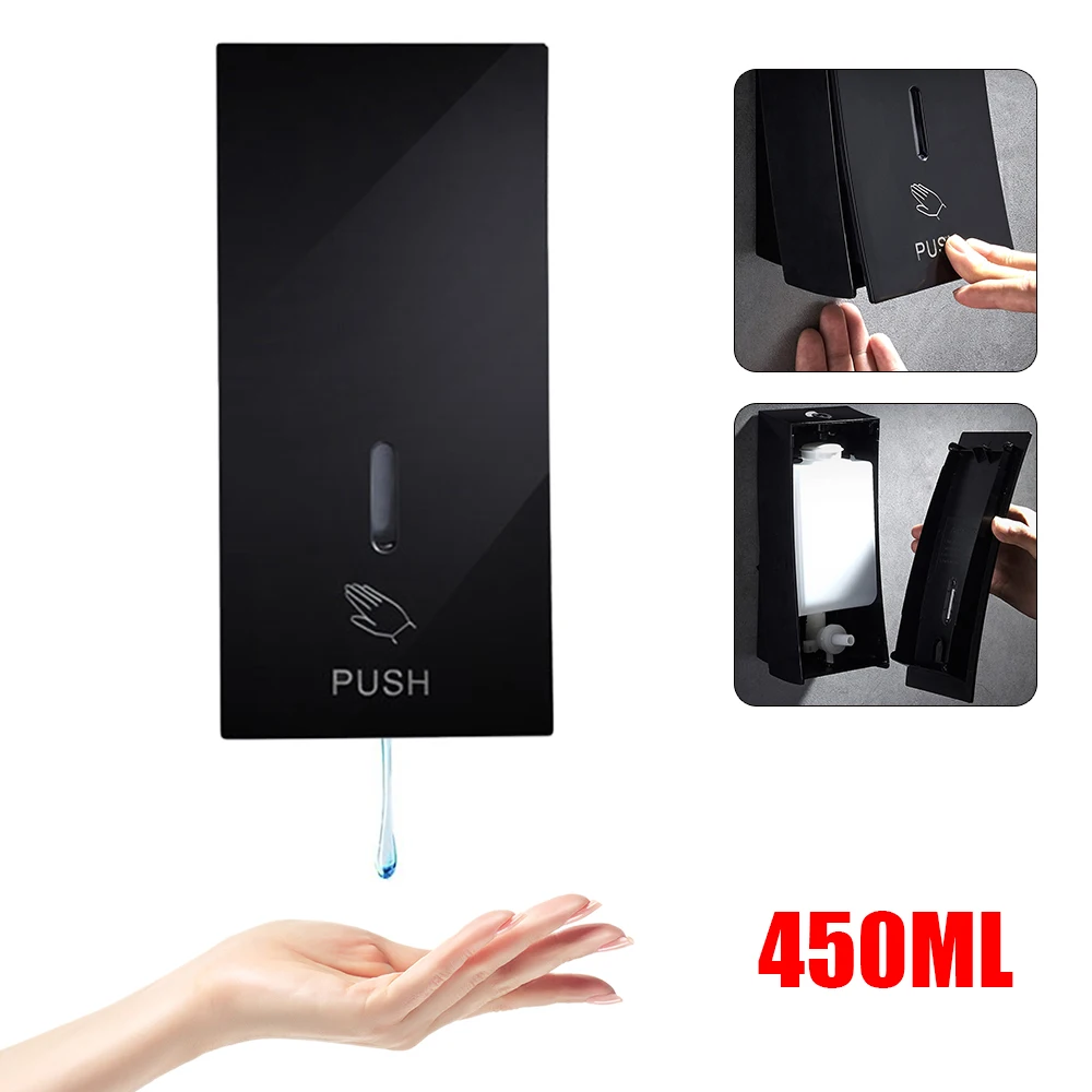 450Ml Pressing Soap Dispenser Shampoo Wall Mounted Shower Gel Hand Sanitizer Container Manual Liquid Dispenser