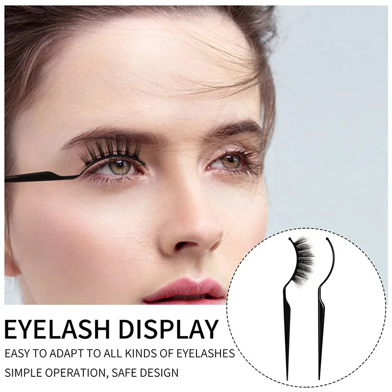 2-10Pcs False Eyelash Extension Style Display Board Grafting Eyelash Try-on Wands Applicator Showing Stand Fake Lashes Holder